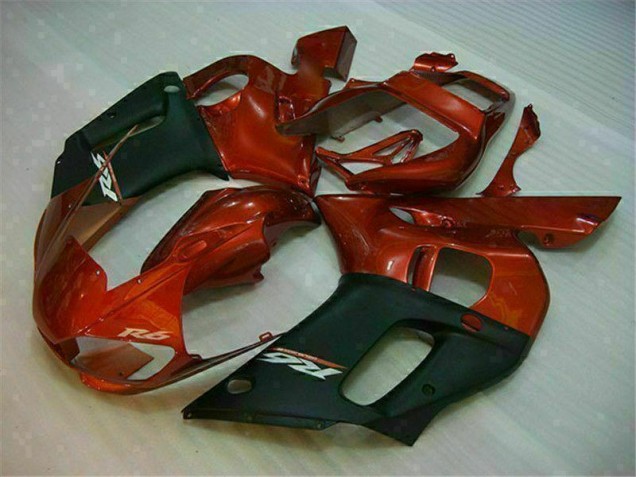 Carenado Moto R6 1998-2002 - Negro Marrón Carenado Moto R6 1998-2002 - Negro Marrón
