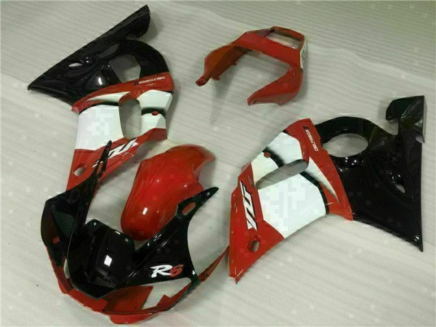 Carenado Moto R6 1998-2002 - Rojo Blanco Carenado Moto R6 1998-2002 - Rojo Blanco