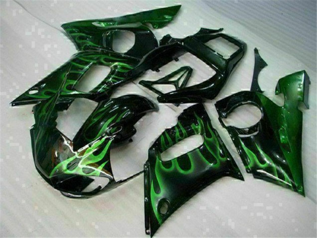 Carenado Moto R6 1998-2002 - Verde Negro