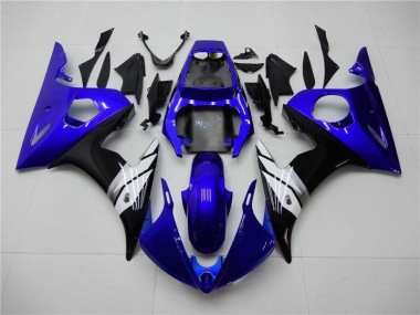 Carenado Moto R6 2003-2005 - Azul Blanco Negro