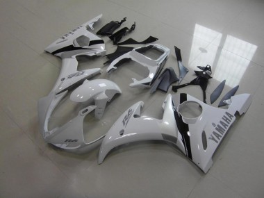 Carenado Moto R6 2003-2005 - Blanco & Gris Calcomanías