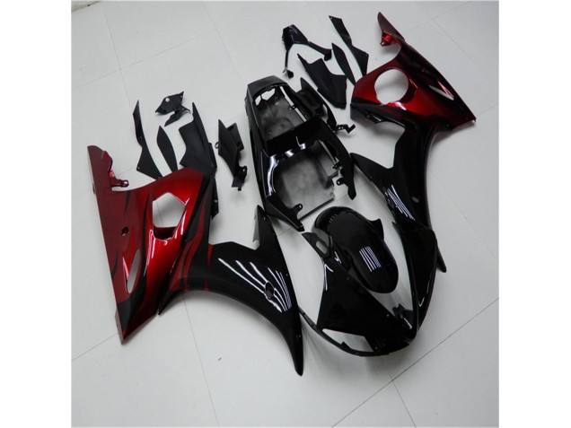 Carenado Moto R6 2003-2005 - Negro Rojo Carenado Moto R6 2003-2005 - Negro Rojo