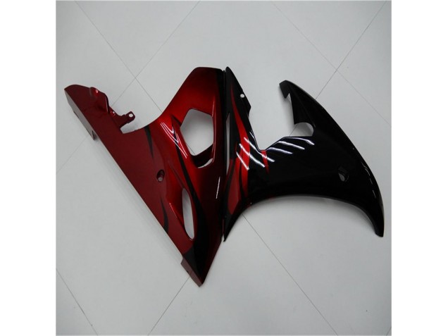 Carenado Moto R6 2003-2005 - Negro Rojo Carenado Moto R6 2003-2005 - Negro Rojo