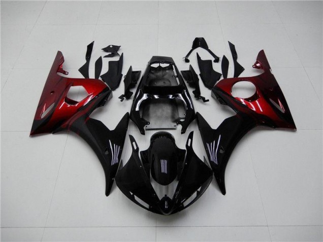 Carenado Moto R6 2003-2005 - Negro Rojo Carenado Moto R6 2003-2005 - Negro Rojo