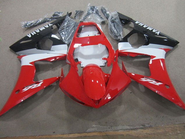 Carenado Moto R6 2003-2005 - Rojo Blanco Calcomanía Carenado Moto R6 2003-2005 - Rojo Blanco Calcomanía