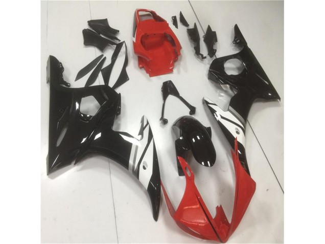 Carenado Moto R6 2003-2005 - Rojo Negro Blanco Carenado Moto R6 2003-2005 - Rojo Negro Blanco