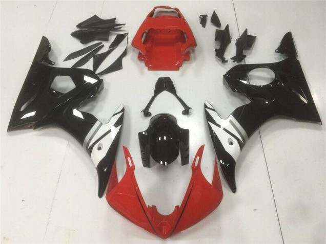 Carenado Moto R6 2003-2005 - Rojo Negro Blanco Carenado Moto R6 2003-2005 - Rojo Negro Blanco
