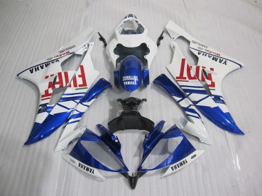 Carenado Moto R6 2006-2007 - Azul Blanco Fiat