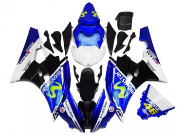 Carenado Moto R6 2006-2007 - Azul Negro Blanco