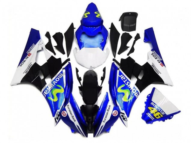 Carenado Moto R6 2006-2007 - Azul Negro Blanco Carenado Moto R6 2006-2007 - Azul Negro Blanco