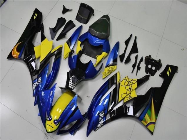 Carenado Moto R6 2006-2007 - Azul Tiburón Carenado Moto R6 2006-2007 - Azul Tiburón