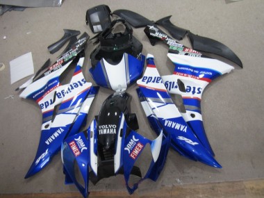 Carenado Moto R6 2006-2007 - Blanco Azul Sterilgarda Volvo