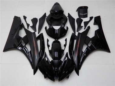Carenado Moto R6 2006-2007 - Brillante Negro Mate
