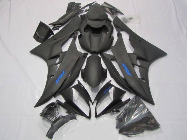 Carenado Moto R6 2006-2007 - Calcomanía negra y azul Carenado Moto R6 2006-2007 - Calcomanía negra y azul