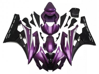 Carenado Moto R6 2006-2007 - Púrpura Negro