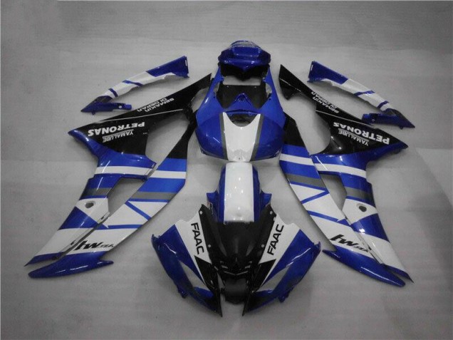 Carenado Moto R6 2008-2016 - Azul Blanco FAAC