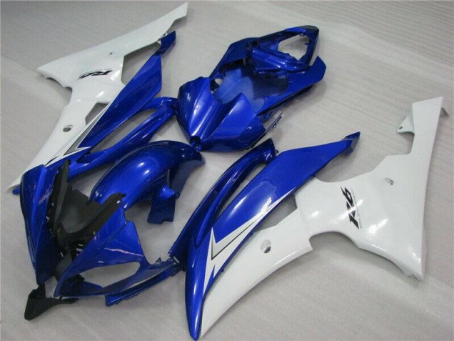 Carenado Moto R6 2008-2016 - Azul Blanco Negro