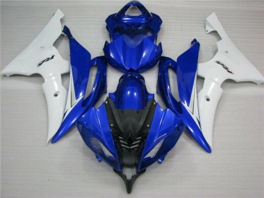 Carenado Moto R6 2008-2016 - Azul Blanco Negro