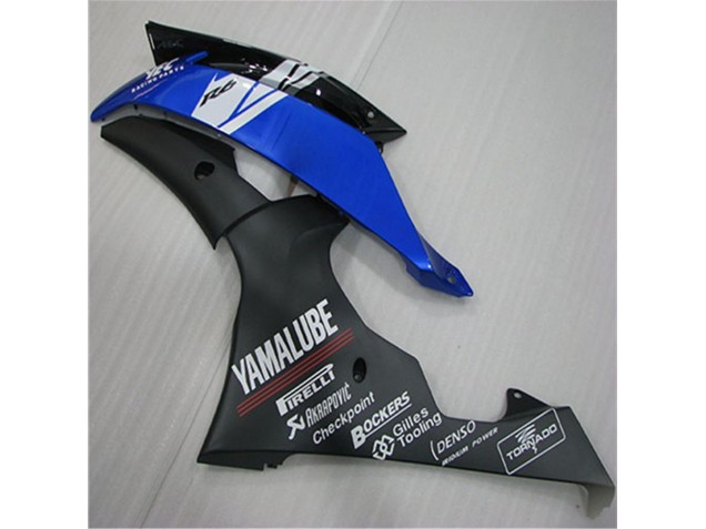 Carenado Moto R6 2008-2016 - Blanco Azul Negro