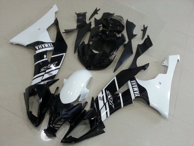 Carenado Moto R6 2008-2016 - Blanco & Negro