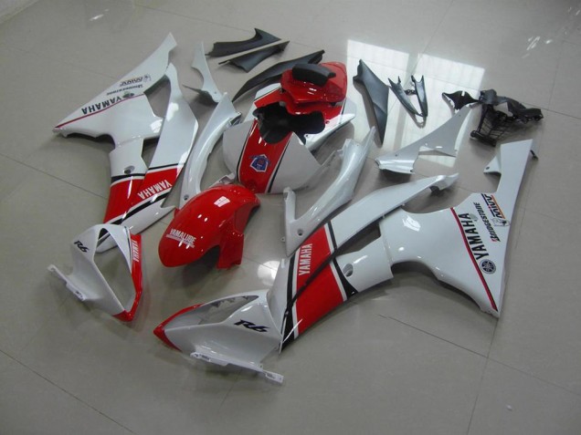 Carenado Moto R6 2008-2016 - Blanco Rojo Estilo OEM Carenado Moto R6 2008-2016 - Blanco Rojo Estilo OEM