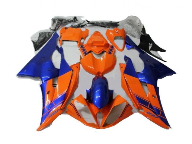 Carenado Moto R6 2008-2016 - Naranja Azul