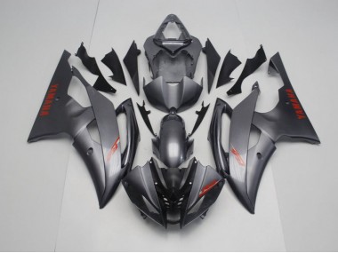 Carenado Moto R6 2008-2016 - Negro Mate Gris