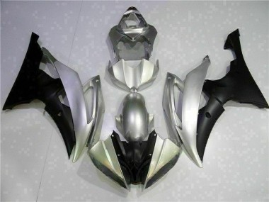 Carenado Moto R6 2008-2016 - Plata Negro