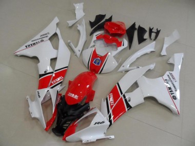 Carenado Moto R6 2008-2016 - Rojo Blanco Estilo OEM