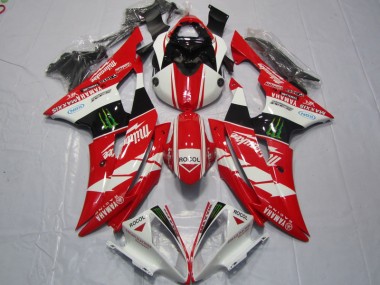 Carenado Moto R6 2008-2016 - Rojo Blanco Rocol
