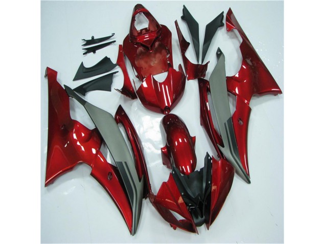 Carenado Moto R6 2008-2016 - Rojo Gris