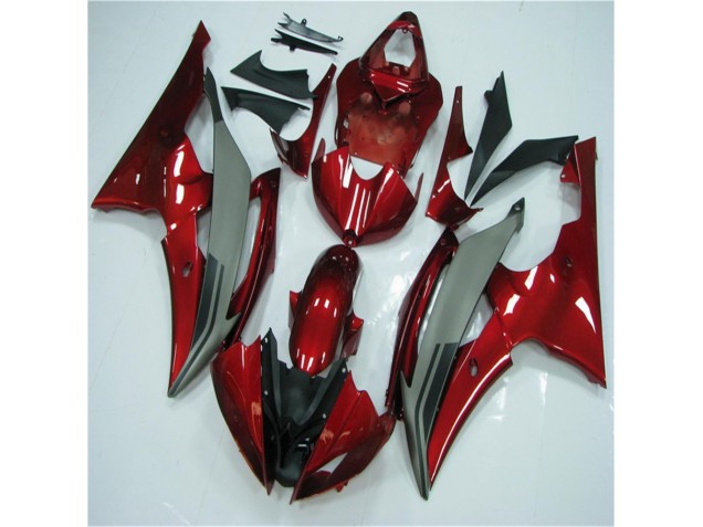 Carenado Moto R6 2008-2016 - Rojo Gris