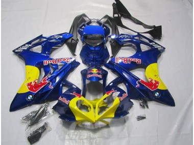 Carenado Moto S1000RR 2009-2014 - Amarillo Azul RedBull