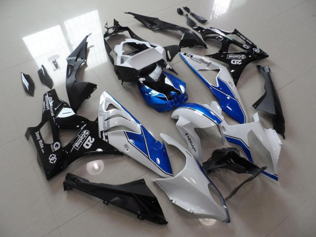 Carenado Moto S1000RR 2009-2014 - Blanco Azul Negro