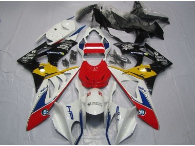 Carenado Moto S1000RR 2009-2014 - Rojo Blanco Amarillo
