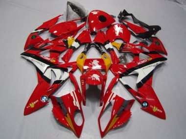 Carenado Moto S1000RR 2009-2014 - Rojo Blanco