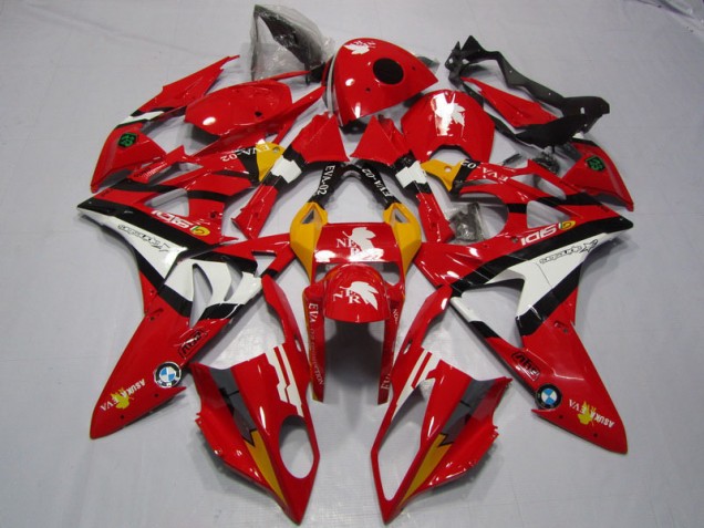 Carenado Moto S1000RR 2009-2014 - Rojo Blanco