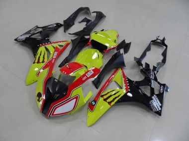 Carenado Moto S1000RR 2009-2014 - Verde Rojo Monster