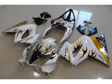 Carenado Moto VFR 800 2002-2013 - Blanco Oro Llama