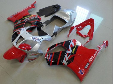 Carenado Moto VTR 1000 2000-2006 - Rojo Plata