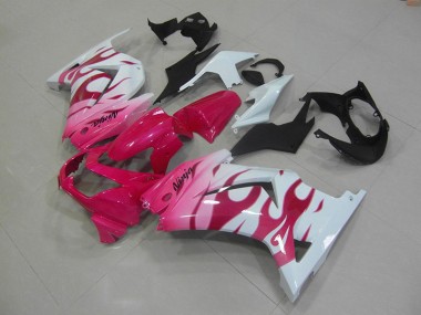 Carenado Moto ZX 250R 2008-2012 - Rosa Blanco