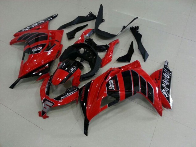 Carenado Moto ZX 300R 2013-2016 - Rojo Negro Airfore