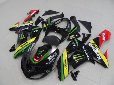 Carenado Moto ZX10R 2006-2007 - Negro Amarillo Monster