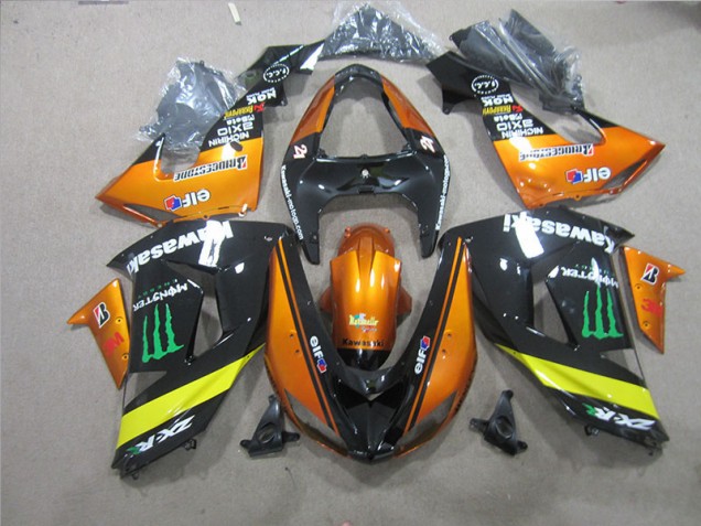 Carenado Moto ZX10R 2006-2007 - Negro Naranja Monster Carenado Moto ZX10R 2006-2007 - Negro Naranja Monster