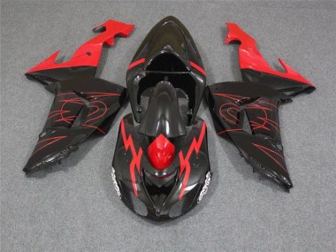 Carenado Moto ZX10R 2006-2007 - Negro Rojo