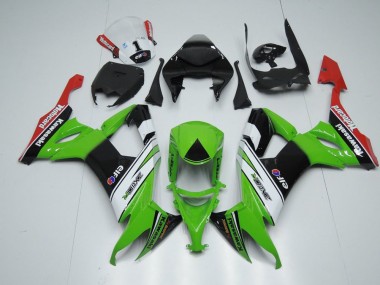 Carenado Moto ZX10R 2008-2010 - Blanco Negro & Verde