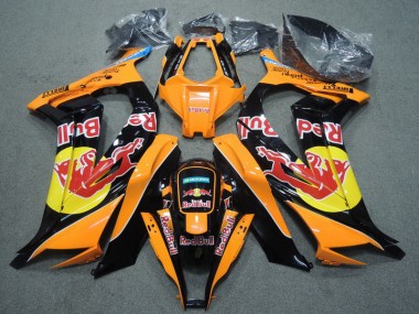 Carenado Moto ZX10R 2011-2015 - Negro Naranja Red Bull