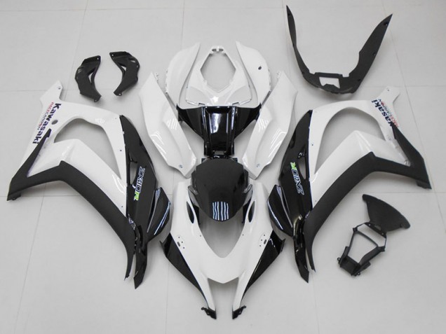 Carenado Moto ZX10R 2016-2019 - Blanco Negro