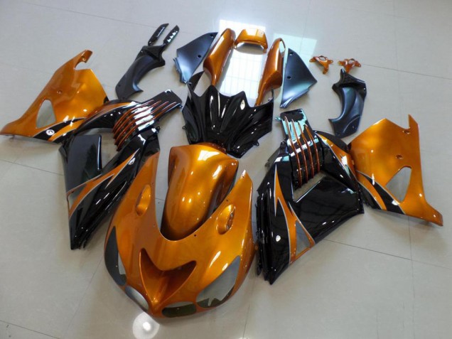 Carenado Moto ZX14R ZZR 1400 2006-2011 - Marrón & Negro No Pegatinas Carenado Moto ZX14R ZZR 1400 2006-2011 - Marrón & Negro No Pegatinas