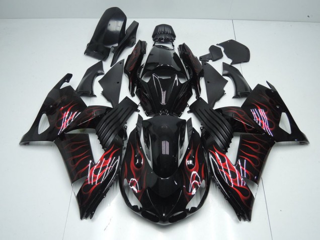 Carenado Moto ZX14R ZZR 1400 2006-2011 - Rojo Llama Carenado Moto ZX14R ZZR 1400 2006-2011 - Rojo Llama